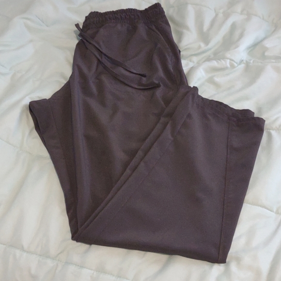 Allura by Cherokee Charcoal Gray Scrub Pants - Picture 1 of 5